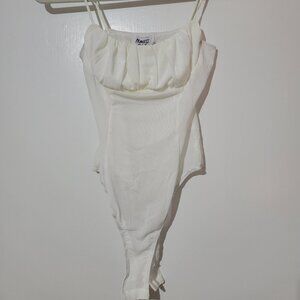 Princess Polly White Sheer Bodysuit